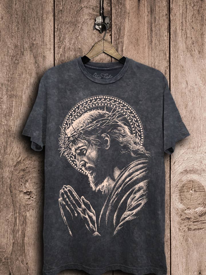 Jesus Saves Graphic Top for wholesale by Lotus Fashion Collection
