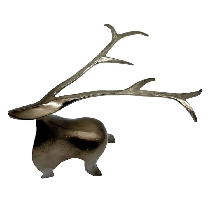 Decorative Abstract Deer Aluminum Sculpture for wholesale by 2626 Designs