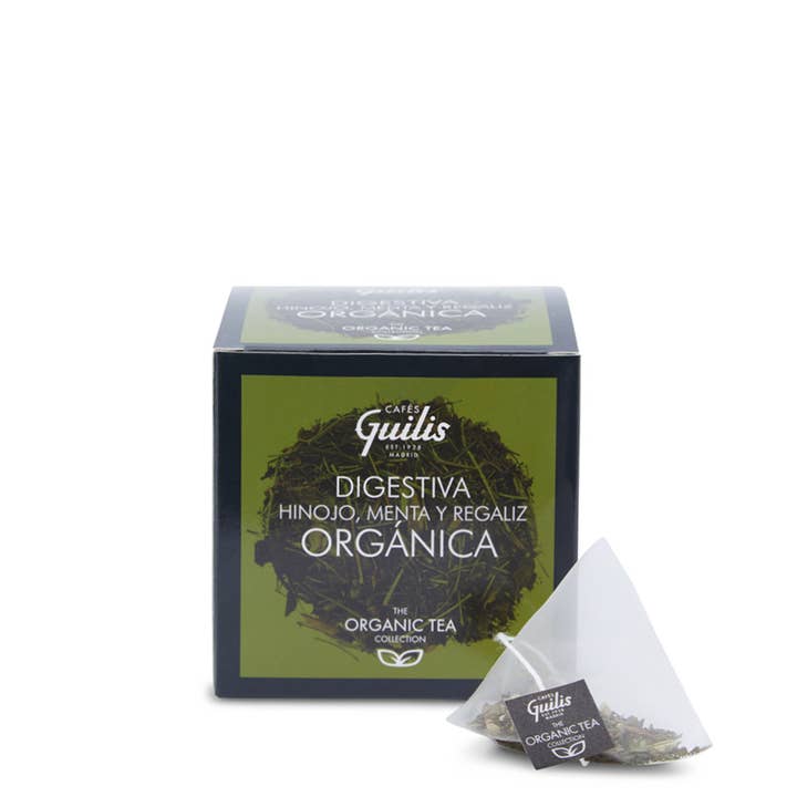 Organic Digestive Fennel, Mint and Licorice Infusion for wholesale by Cafés Guilis