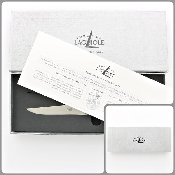 Laguiole Imports - Wholesale Knife Set - Forge de Laguiole Fuchsia Set Steak Knives