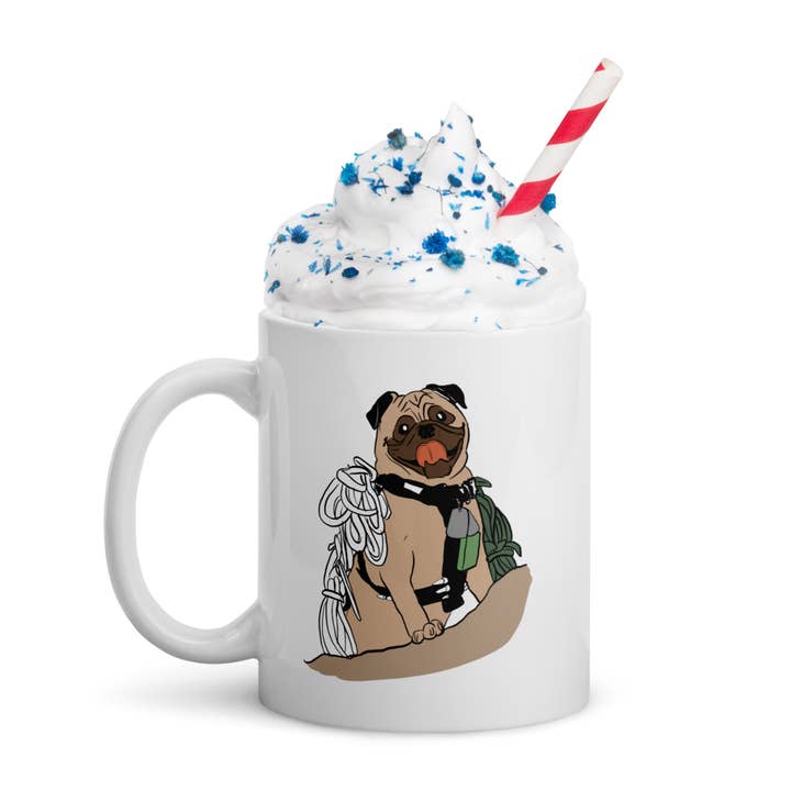 Club No-Kill 2027 Coffee Mugs - Wholesale Coffee Mug - Vinny the Pug Coffee Mugs 6
