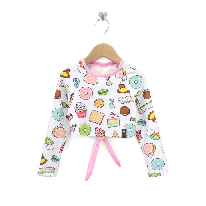 Hadley Rash Swim Top - Candyland for wholesale by MINI Street