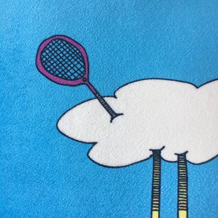 The MoMeMans - Wholesale Throw/Decorative Pillow - Cloud Birds Velveteen Pillow6