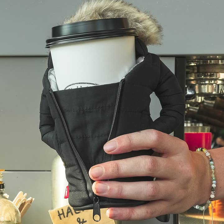 Insulated Multi-Size Beverage Sleeve - The Pahka PLUS for wholesale by Puffin Drinkwear