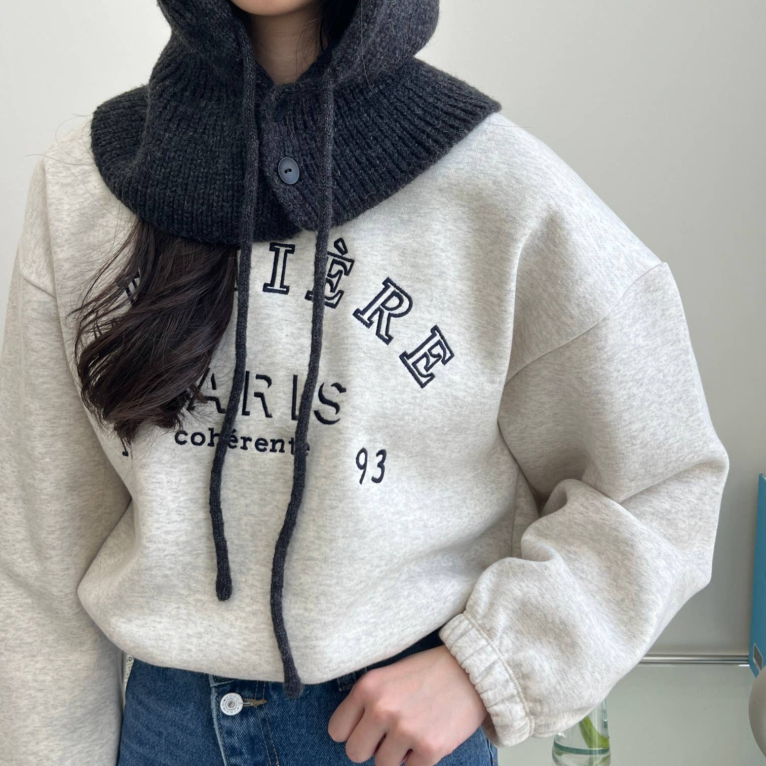 Comfortarians - Wholesale Balaclava - Women's - Sweater Knit Wool Hooded Winter Balaclava Hat5