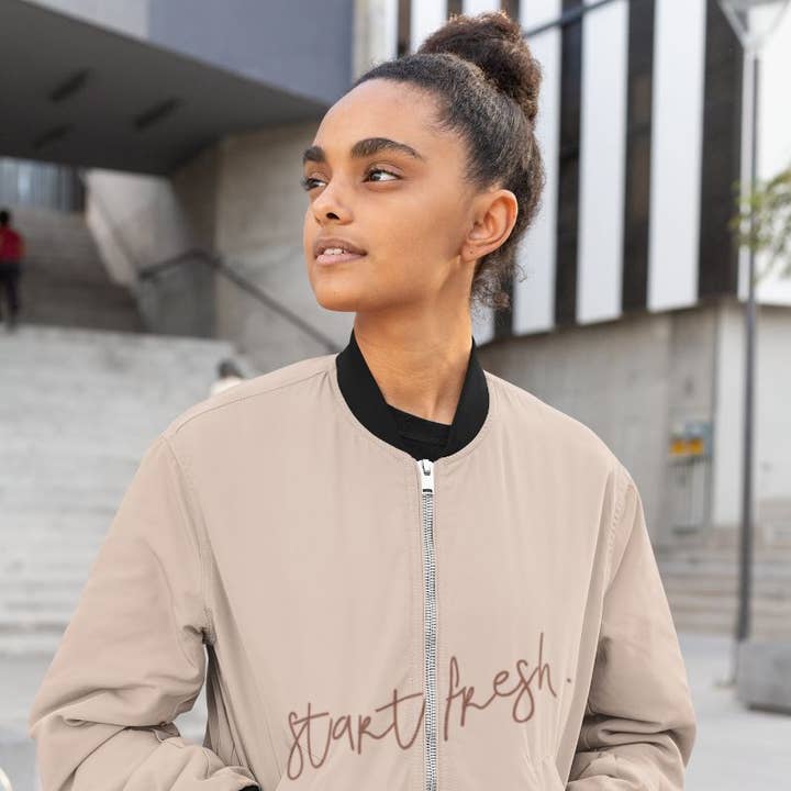 Kyuta Female Bomber Jacket for wholesale by True Modern