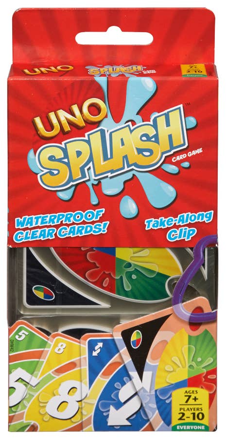Variety Distributors - Wholesale Toy Set - Kids - UNO Splash Waterproof Card Game
