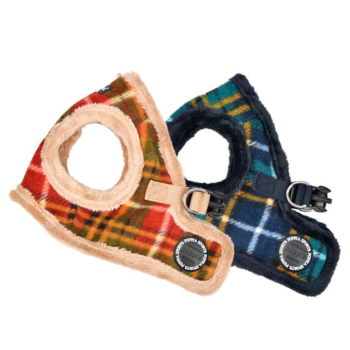 Puppia International Inc. - Wholesale Pet Harness - Dog - NORMAN VEST DOG HARNESS STEP-IN PLAID
