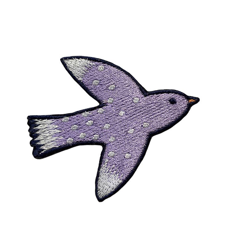 mini labo - Wholesale Patch - Embroidered iron-on patch with parma bird pattern