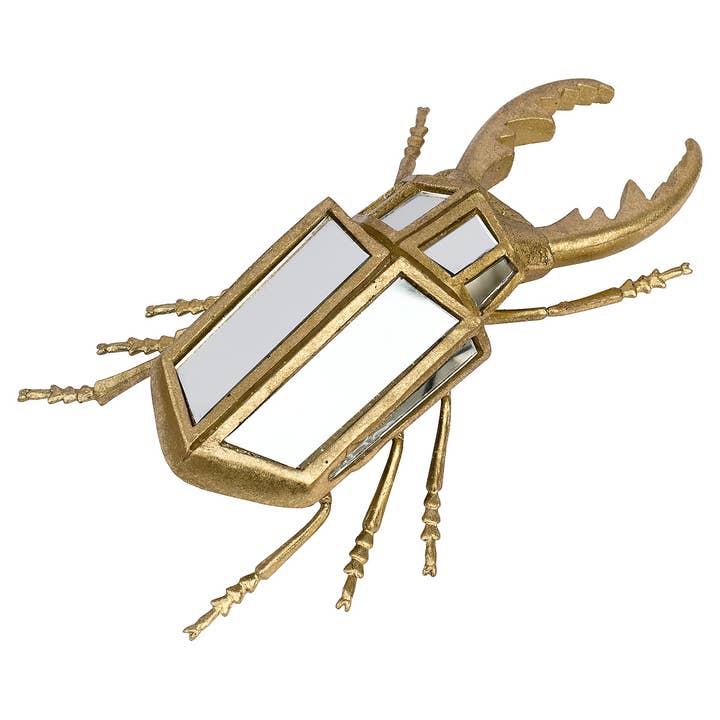 Febland - Wholesale Ornament - Gold Stag Beetle Ornament3