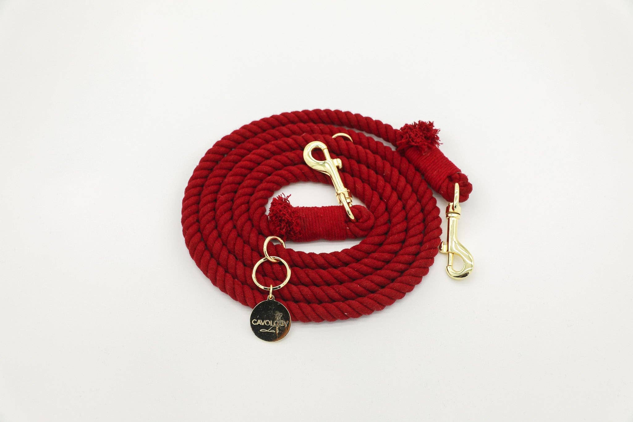 Cavology - Wholesale Pet Leash - Dog - DOG LEASH HANDS FREE ROPE - Red Crimson