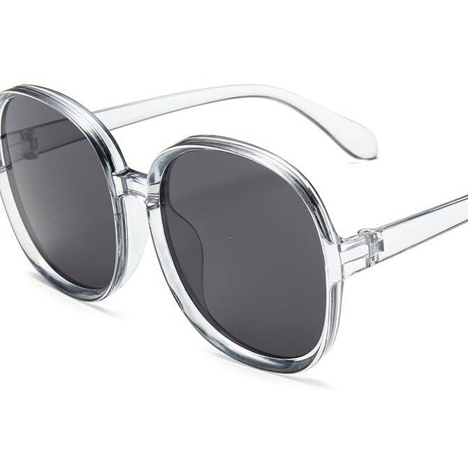MKS America - Wholesale Sunglasses - Women's - Fashion big frame retro round frame sunglasses