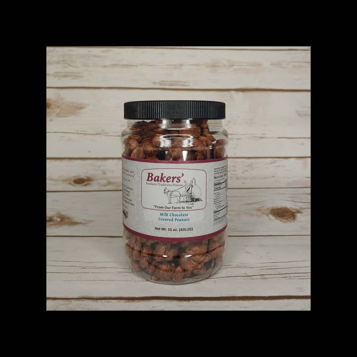 15 oz. Milk Chocolate Covered Peanuts for wholesale by Bakers' Southern Traditions