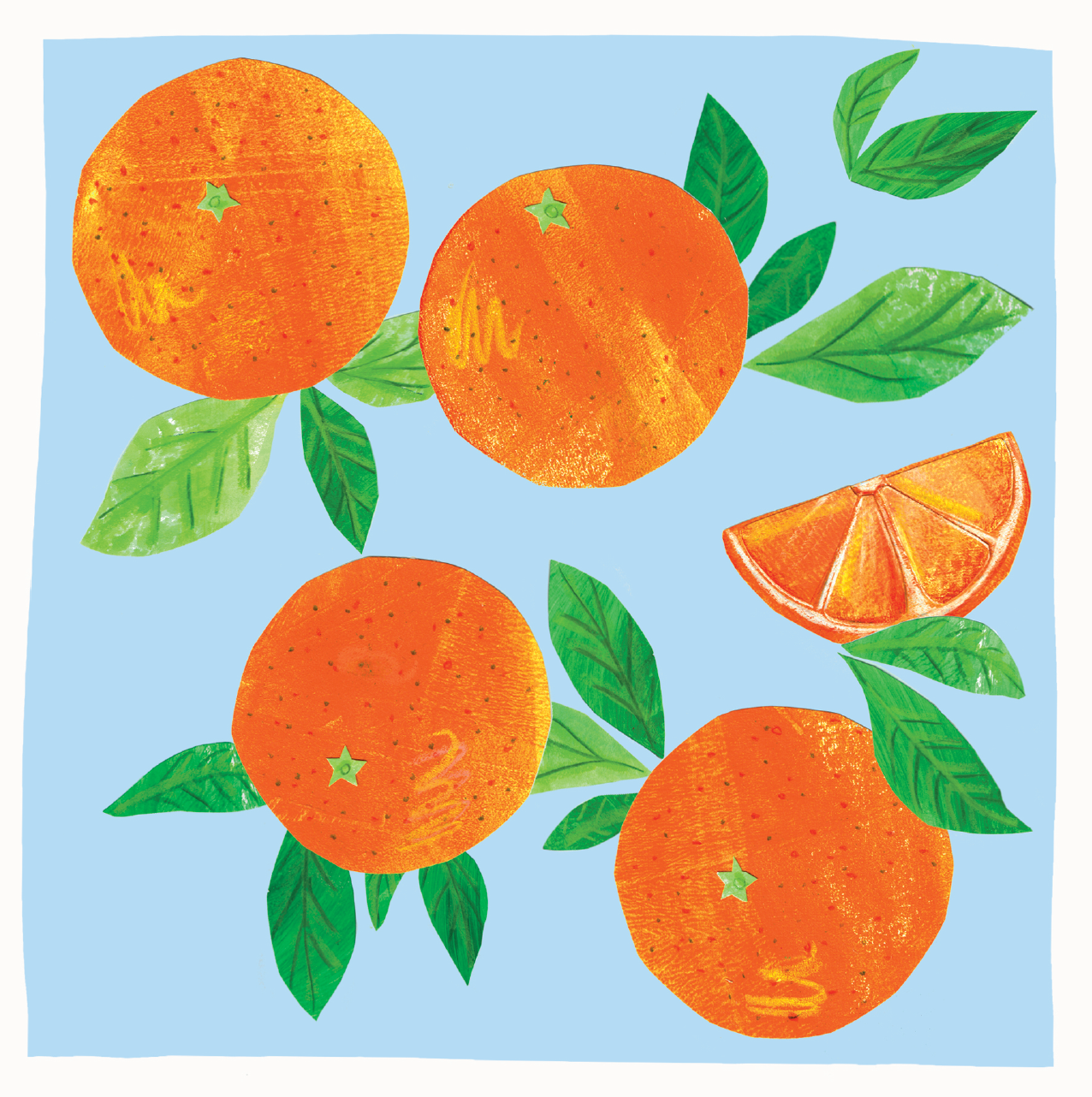 Kate Read Illustration - Wholesale Everyday Greeting Card - Oranges Greetings Card 1