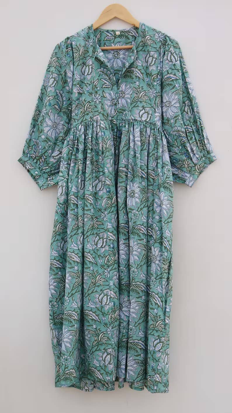 bhavnas boutique - Wholesale Dress - Women's - Summer Midi Dress Tiger Print Mini Dress Long Block Printed2