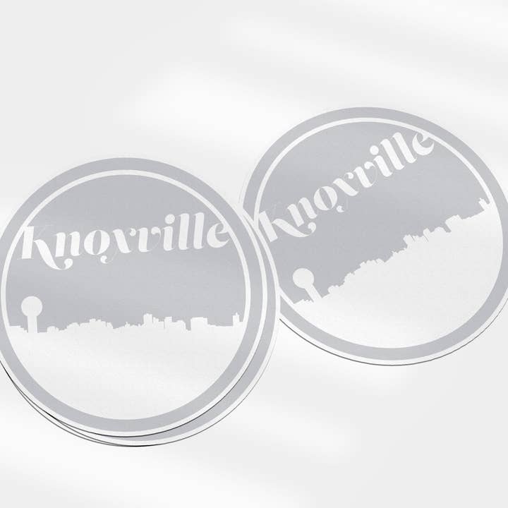 Autocolante de horizonte retro Knoxville TN | Várias cores por atacado de Paperfinch Design
