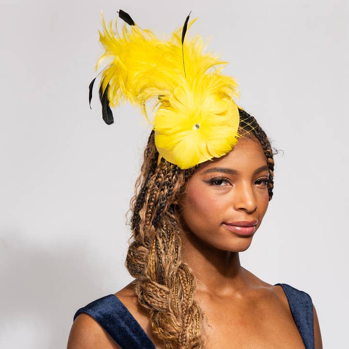 SP Sophia Collection - Wholesale Fascinator Hat - Women's - 3-Piece Bow Netted Fascinator Headband and Clip