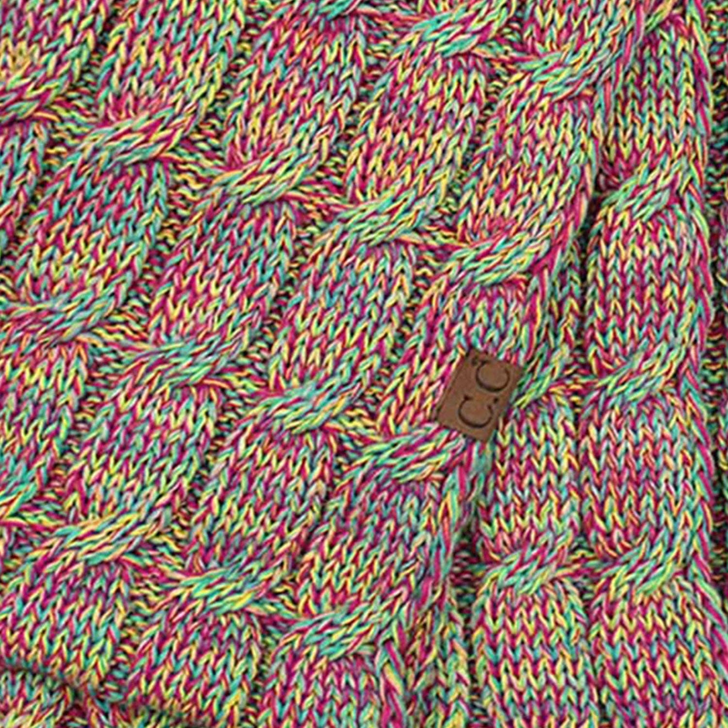 Truly Contagious - Vente Gants – femme - Gants CC multicolores à écran tactile 4 tons pour femmes (G-816)6