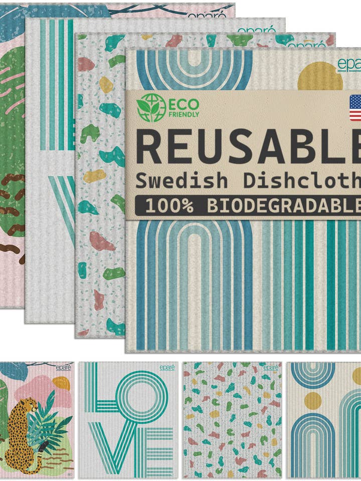 Eparé Gray Swedish Dish Cloth for wholesale by Eparé