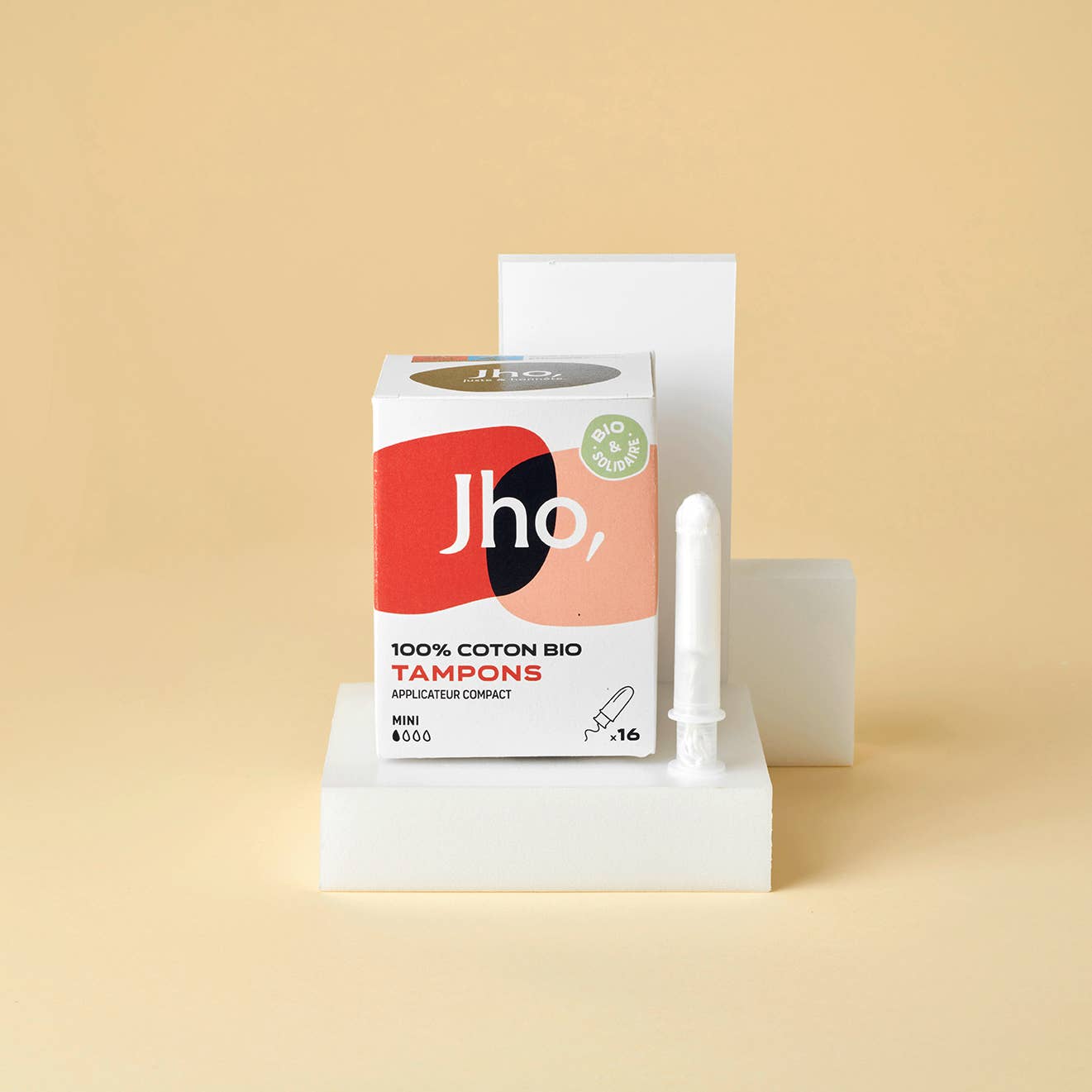 Jho, - Wholesale Tampon - Organische tampons met compacte applicator0