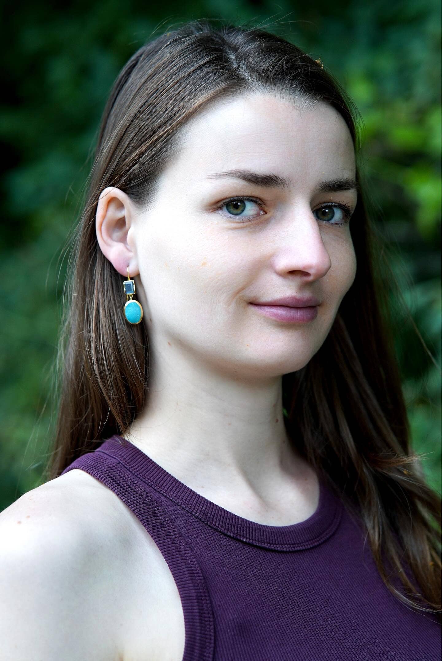 Schmuckoo Berlin - Vendita all'ingrosso Orecchini pendenti - Orecchini Lexi in oro - Labradorite e Blue Druzy2