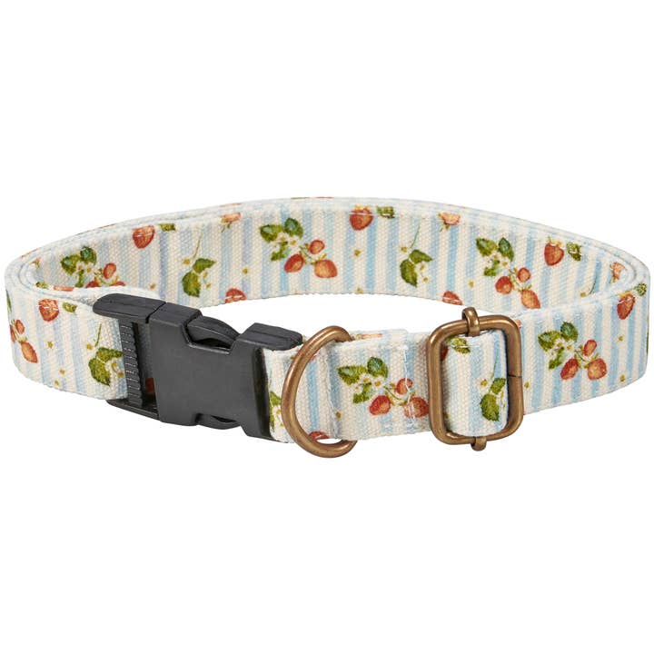 Strawberry Dog Collar for wholesale by Primitives by Kathy