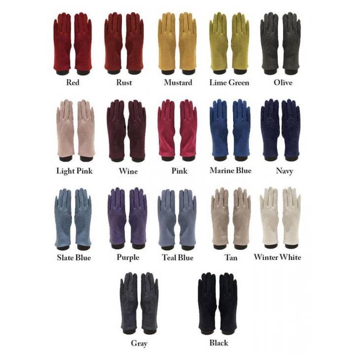 Access by Mediterranean Concepts - Wholesale Gloves - Women's - Slate Blue Cashmere touch glove