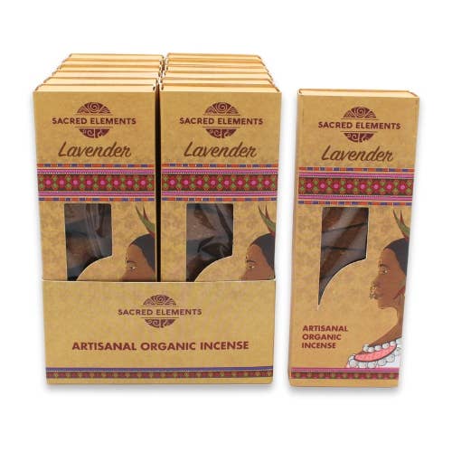 Green Tree - Wholesale Incense - Sacred Elements Lavender Organic Cones1