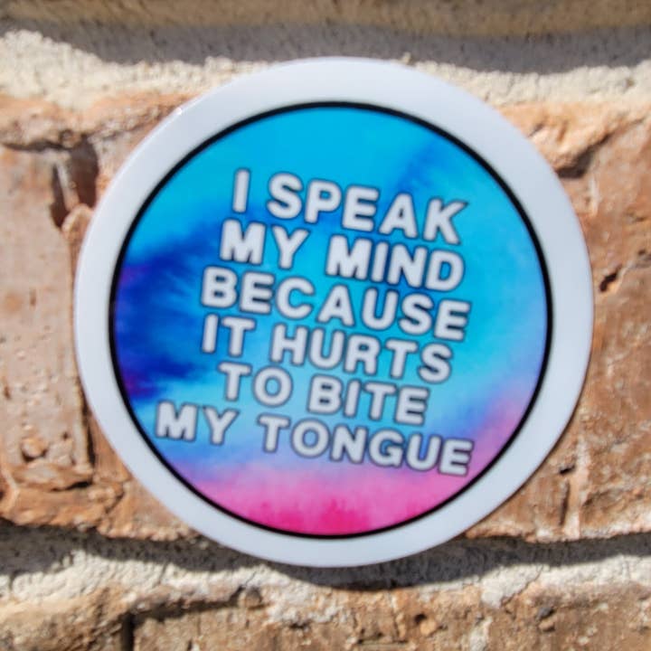 3 inch Water resistant laminated vinyl sticker for wholesale by Kodaandmom