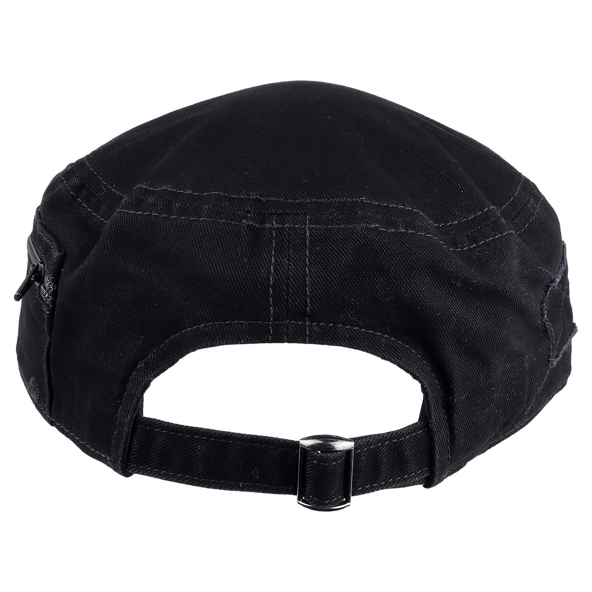 Tribal Trade GmbH – wholesale Baseballkeps - Unisex – Armékäppkeps med svart stjärna och blixtlås på sidan3