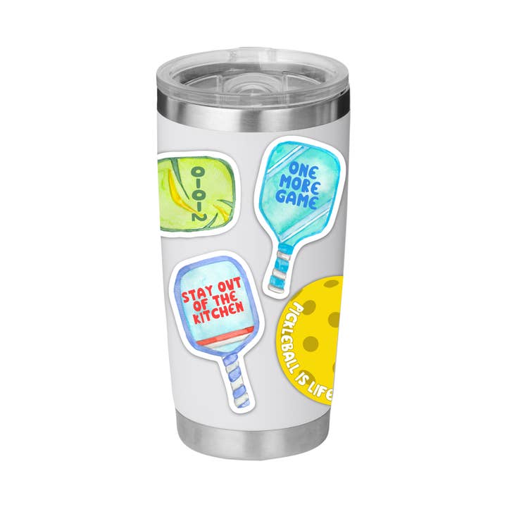 R is for Robo - Wholesale Sticker - Pickleball Sticker Pickleball Gifts Pickle Ball Accessories3