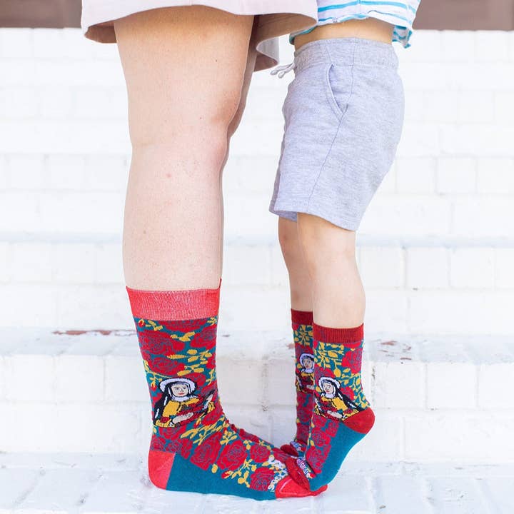 Sock Religious - Wholesale Socks - Unisex - St. Thérèse of Lisieux Adult XL Socks4