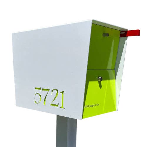 NEU! Die UpTown Box Locking Package Dropbox in ARCTIC WHITE - Moderne Mailbox für den Großhandel von TedStuff