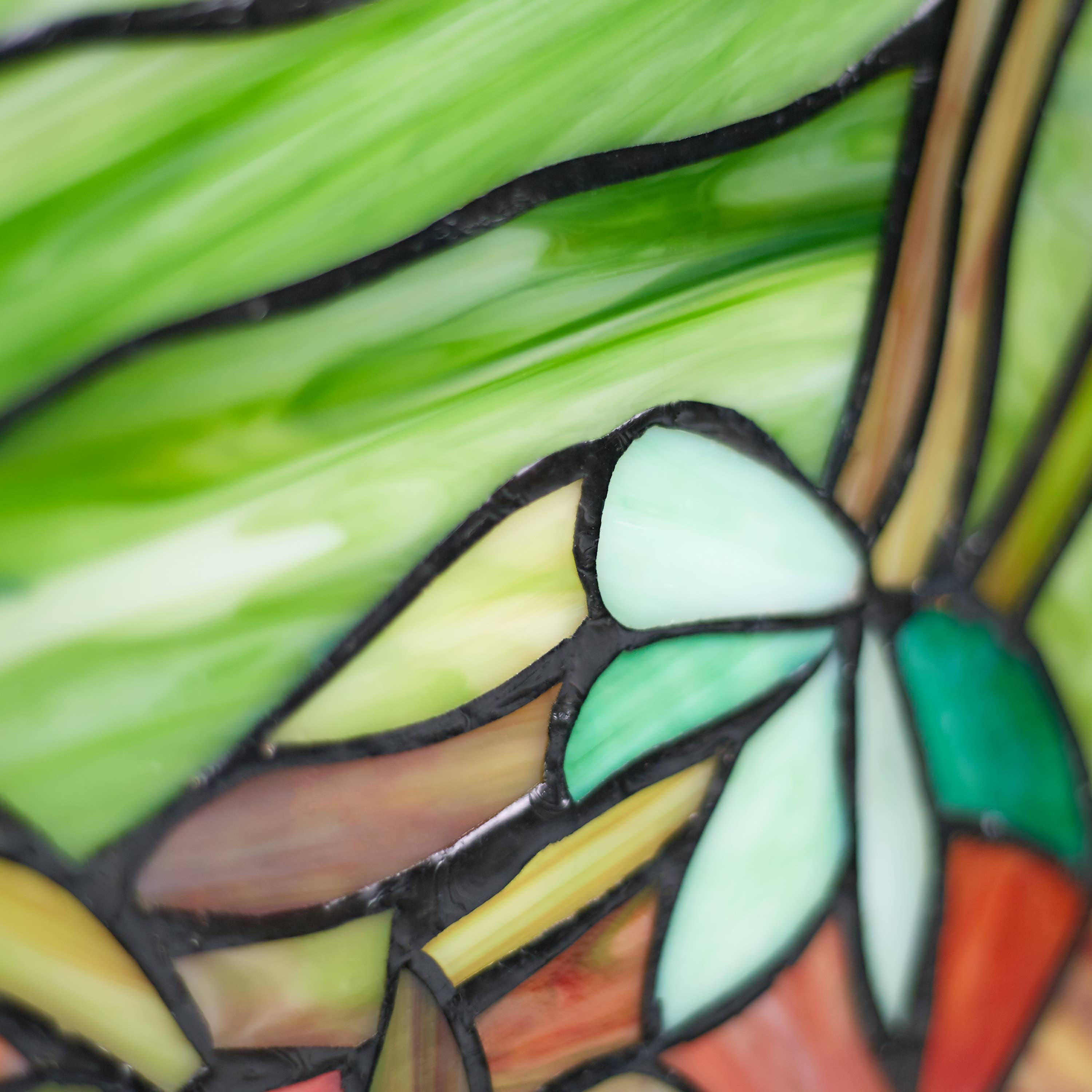 River of Goods - Vente Attrape-soleil - Panneau de vitrail Tree of Life de 24 po10