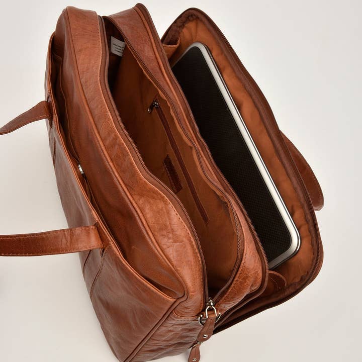 GABEE PRODUCTS - Wholesale Briefcase – Women′s - Kemp Leather Laptop Briefcase7