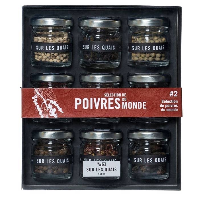 9-pepper discovery box for wholesale by Sur les Quais