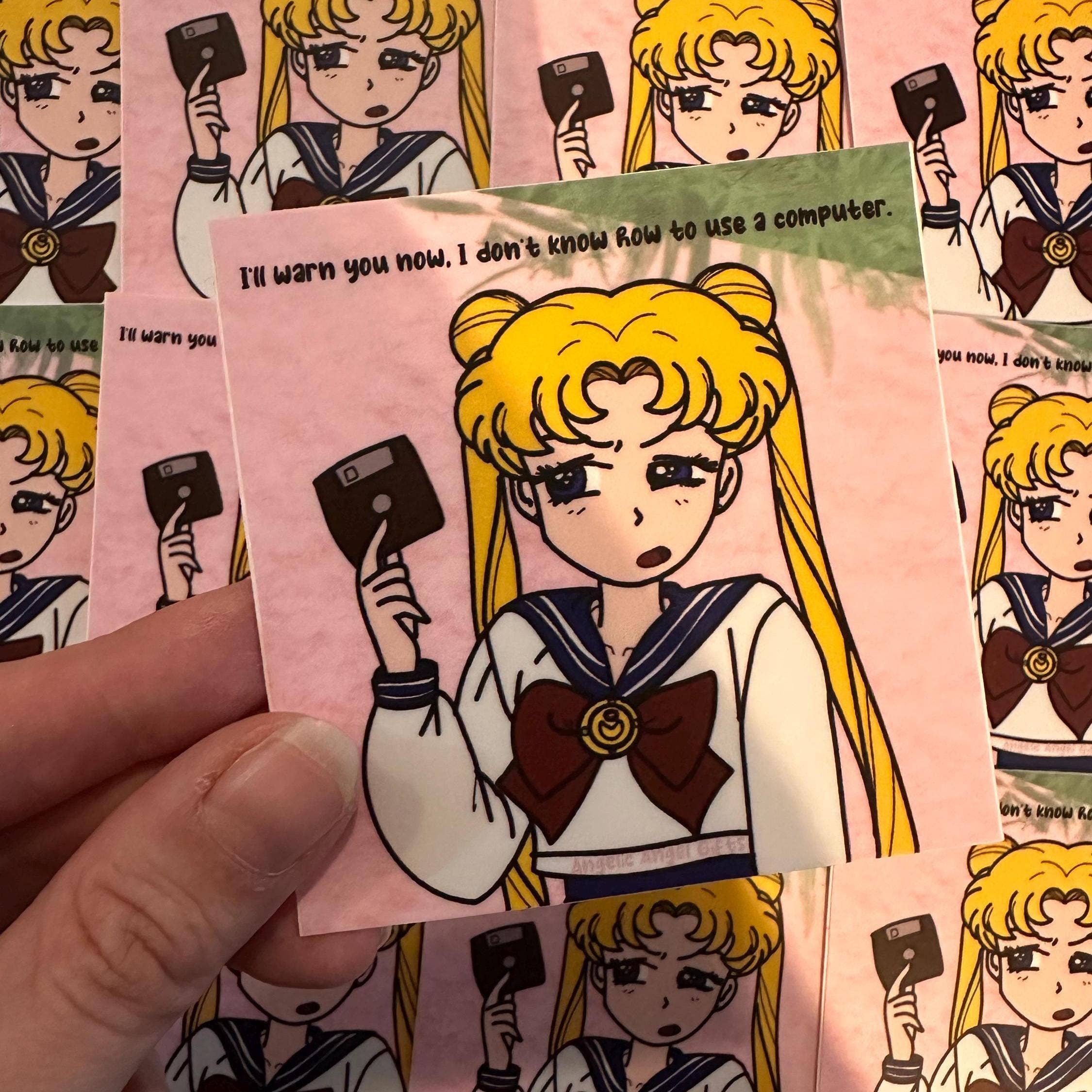 Angelic Angel Gifts - Wholesale Sticker - Sailor Moon Waterproof Vinyl Anime Stickers for Laptops6