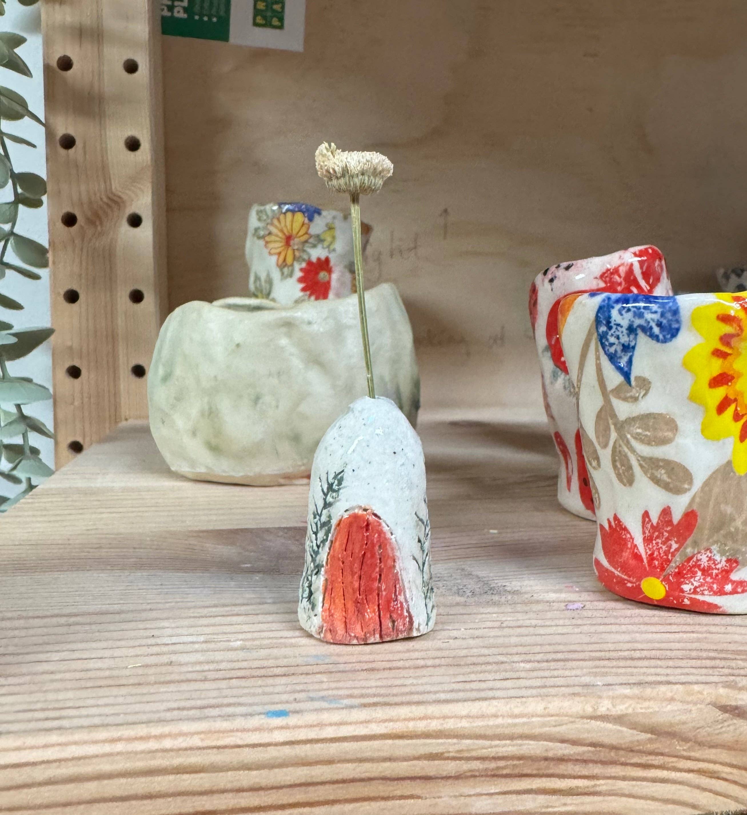 Rondelle Designs - Wholesale Decorative tabletop object - Mini Ceramic Fairy Houses – Handmade on the Mornington Peninsula8