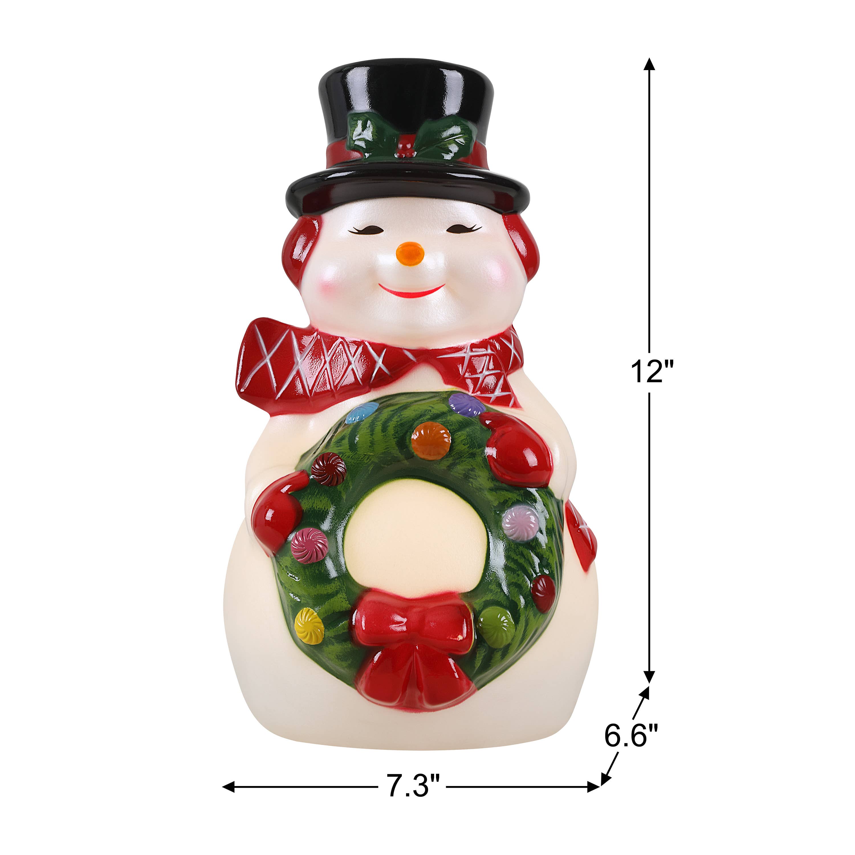 Mr. Christmas - Wholesale Christmas Decoration - 24 In. Lit Snowman Blow Mold2