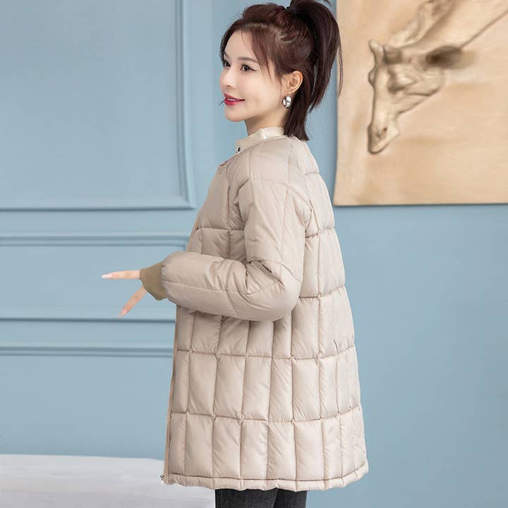 Marayn - Wholesale Parka - Women's - Chic 2025 Detachable Liner MidLength Winter Parka24