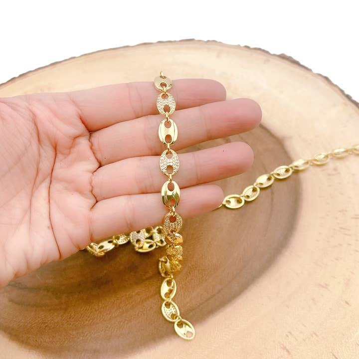 Oval Anchor Chain Unfinished Chain by Foot, CH173 for wholesale by Beads Creation