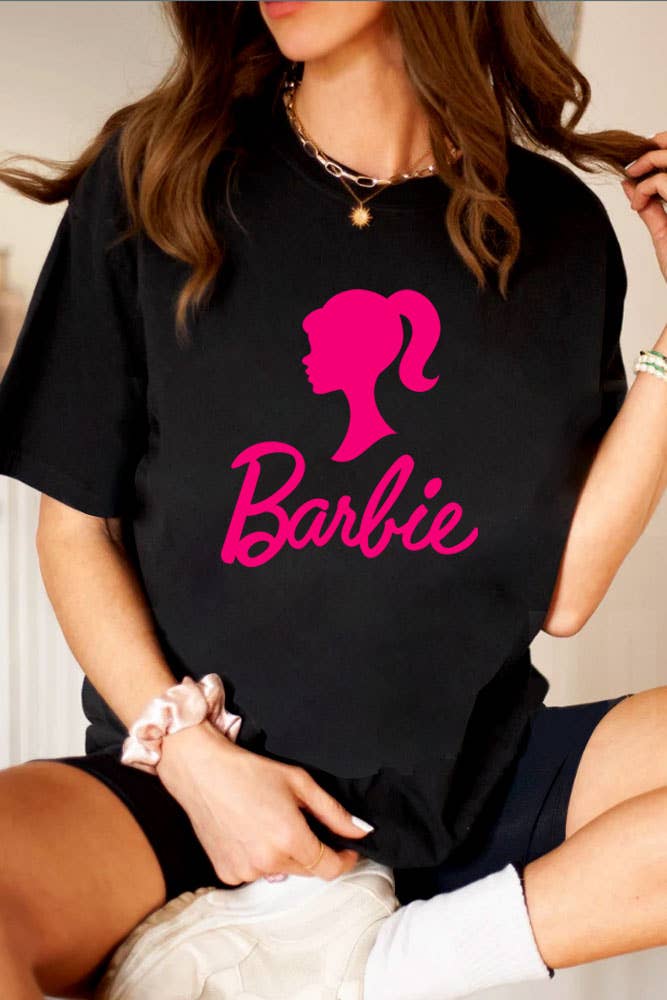 Top Avenue - Wholesale Screen Printed T-Shirt - Women's - Hot Barbi, Unisex Round Neck T-Shirt16