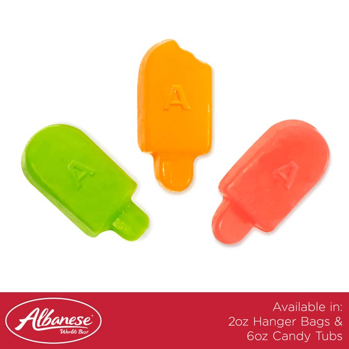 Sherbet Ice Pops By Albanese for wholesale by Candy Supply Co