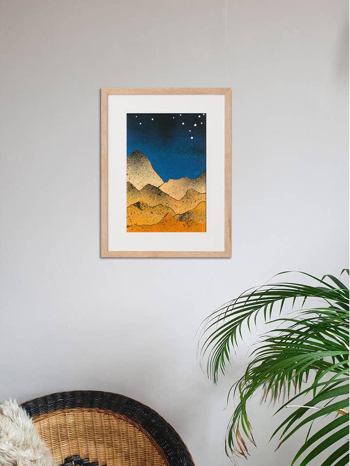 Sand Dunes Print for wholesale by Rudan