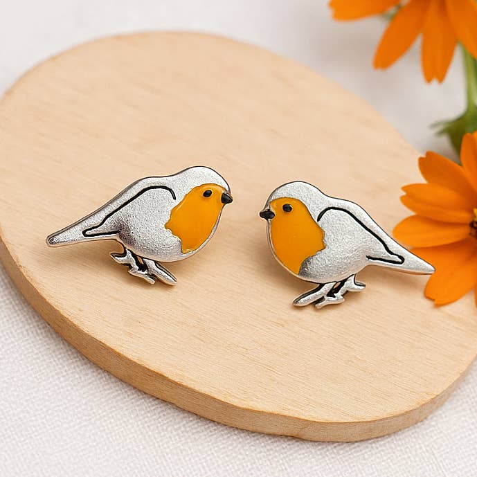 Wild & Free - Wholesale Stud/Post Earrings - Pendientes de pájaro0