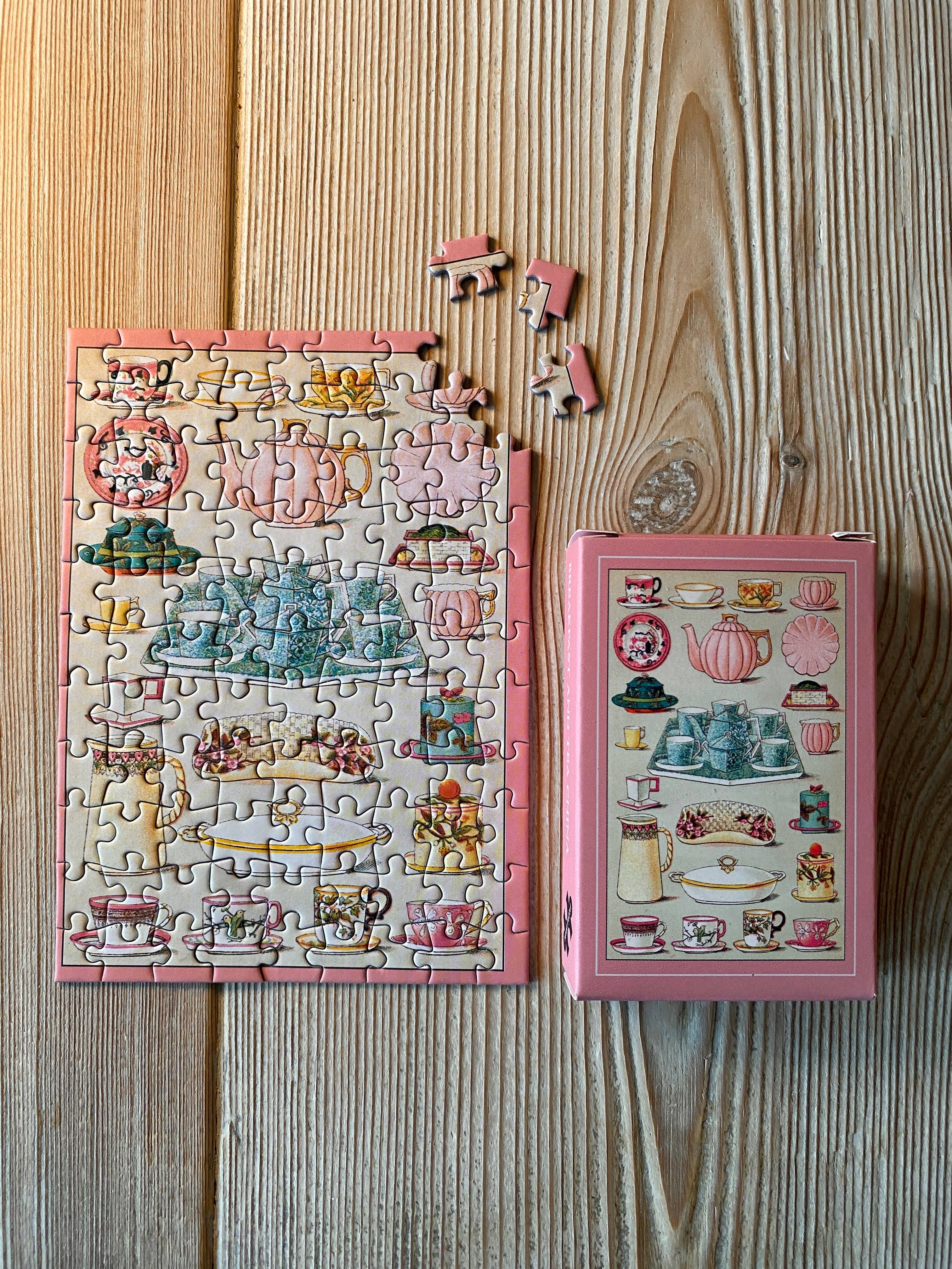 Penny Puzzle - Wholesale Puzzle - Adult - BREAKFAST TEA CHINA 99 pcs vintage minipuzzle1