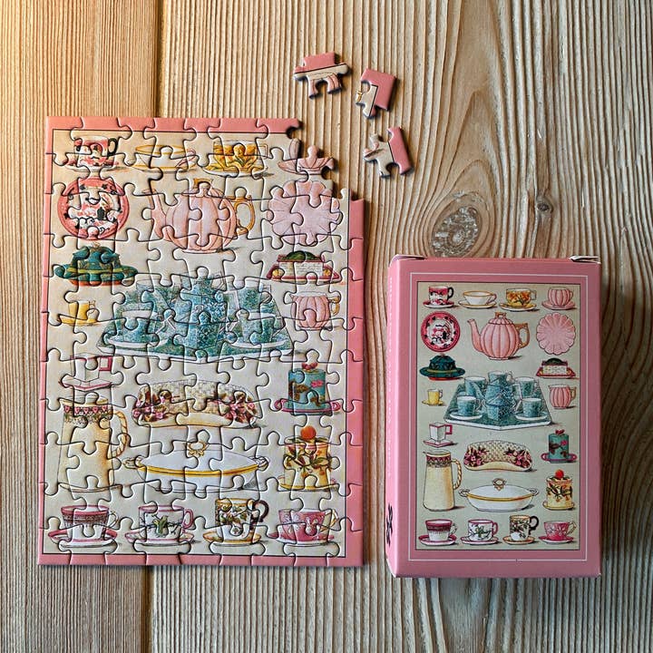 Penny Puzzle - Wholesale Puzzle - Adult - BREAKFAST TEA CHINA 99 pcs vintage minipuzzle1
