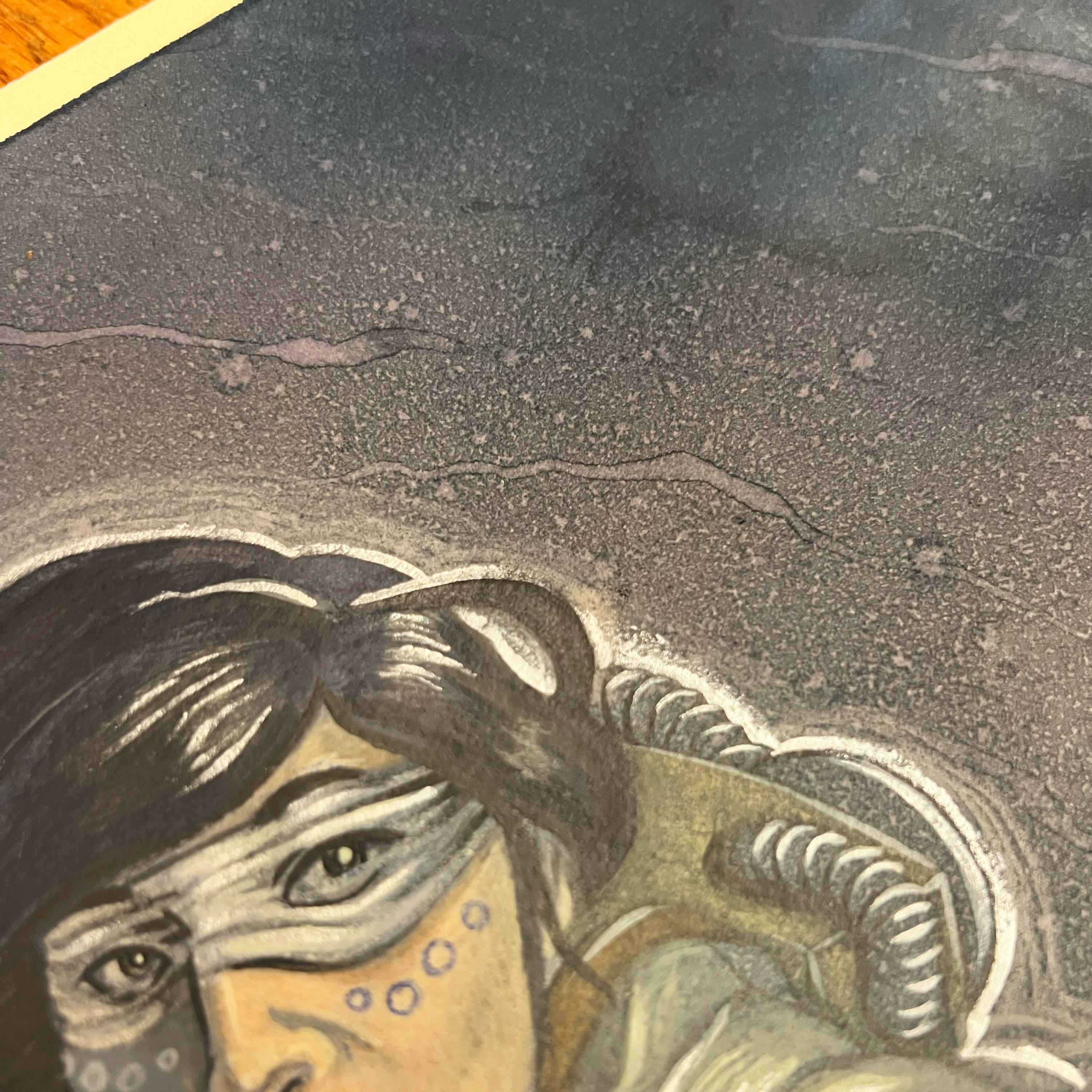 Sherbet Punch Studios - Wholesale Painting/Drawing - Moon Pearl original painting1