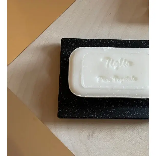 Lübech Living - Wholesale Bath Soap Dish - Wave Tile / Soap Tray, Light Brown Matte3