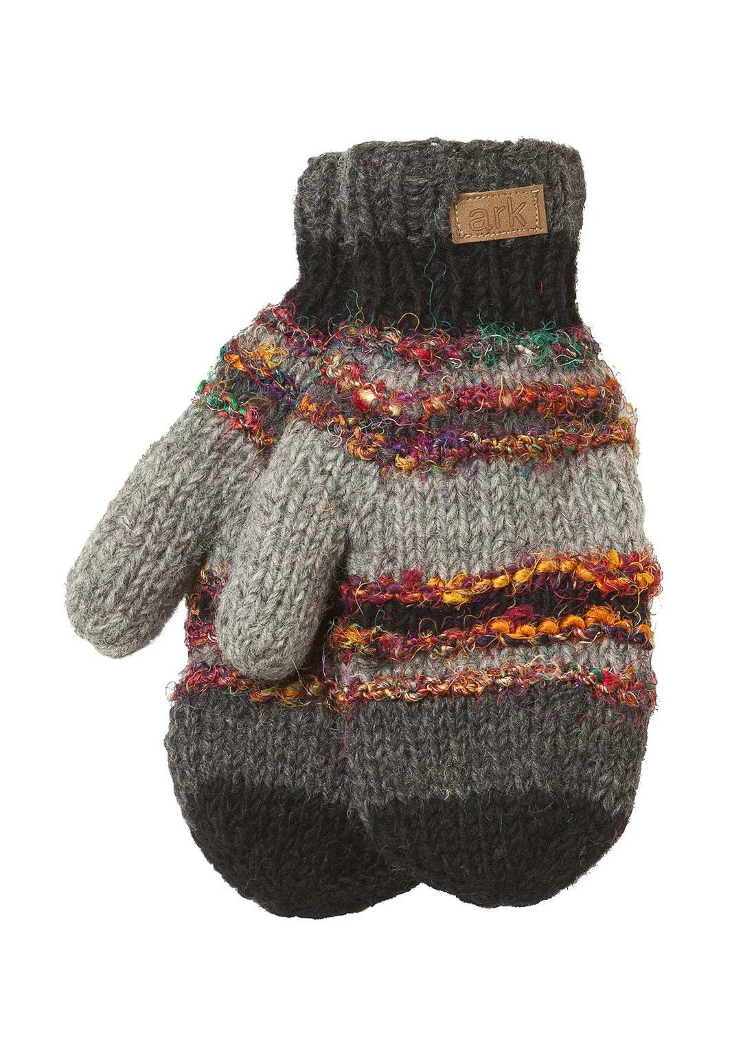 Ark Imports – wholesale Mittens – Unisex – Swool Stripe Mittens4